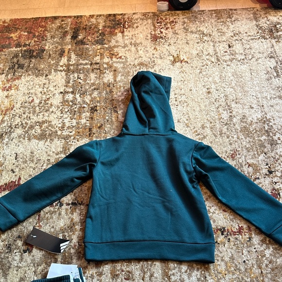 adidas Kids Teal Hoodie and Joggers Set - Picture 5 of 5
